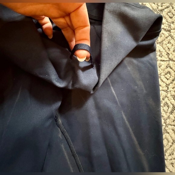 Lululemon Wunder Train High Rise Blue Leggings Soft Flexible Design-Size 6 - Picture 5 of 9